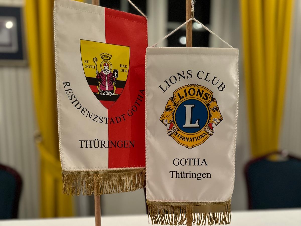 Wimpel Stadt Gotha &amp; LC Gotha